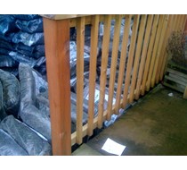 1.2m x 90 x 90 square treated decking newel post